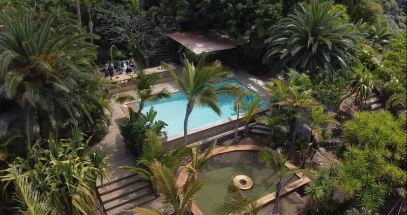 Aerial view of the location