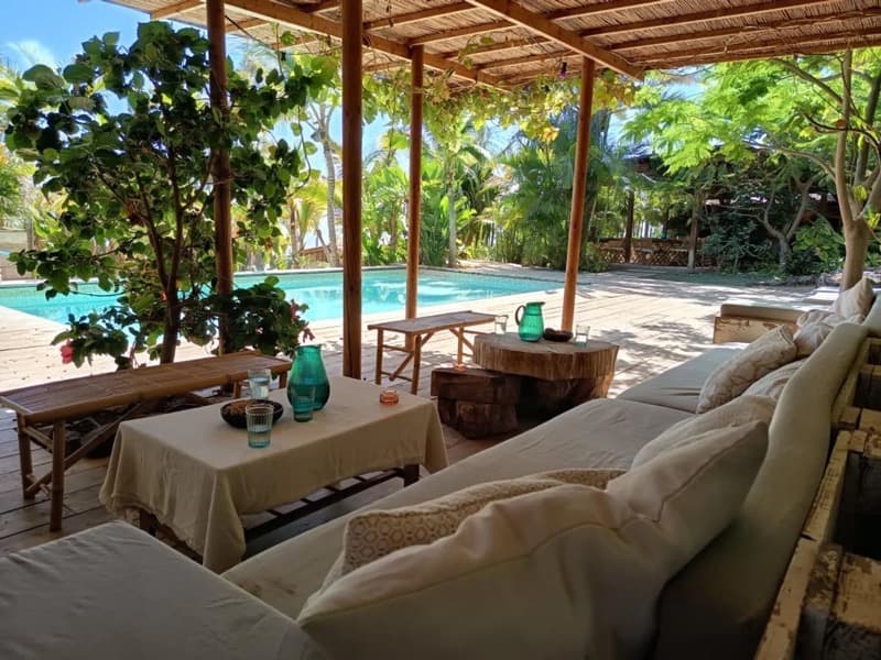 Poolside lounge