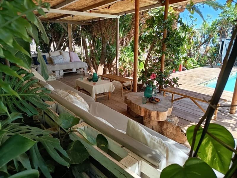 Covered terrace